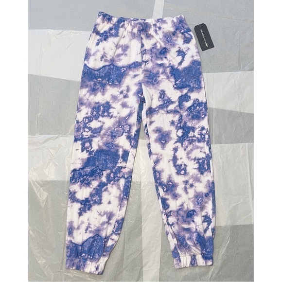 Melrose and Market Sweatpants in Purple Tie Dye M - Picture 2 of 15